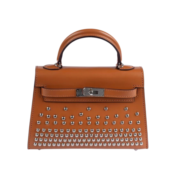 Hermès Bag | Clouté Mini Kelly 20 Brown