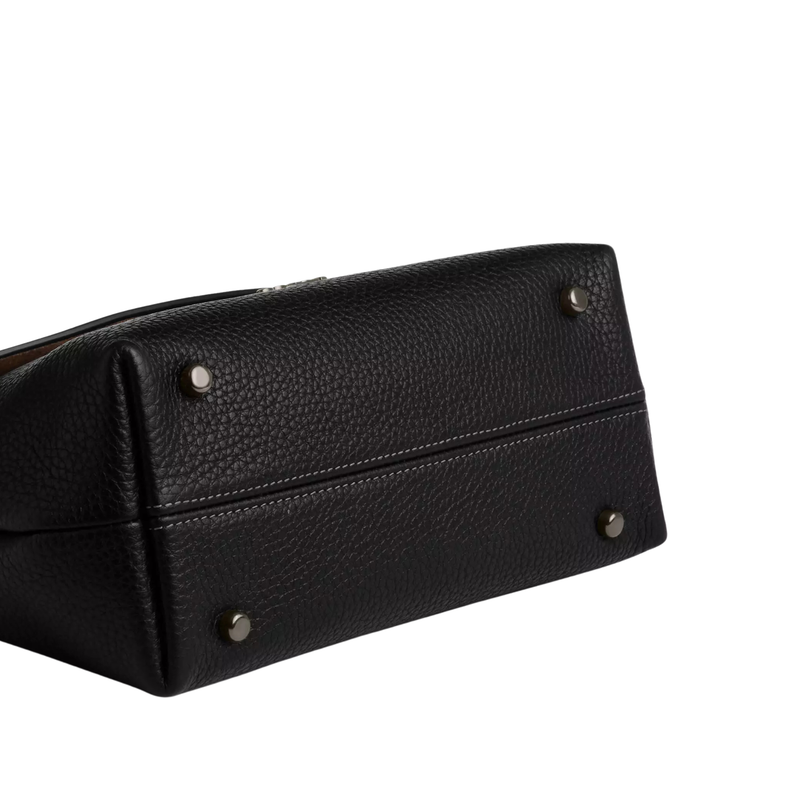 Coach Bag | Emory Top Handle Pebble Black