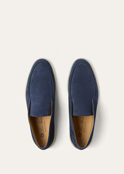 Loro Piana Loafers | Open Walk Ankle Boot Very Dark Deep Sea