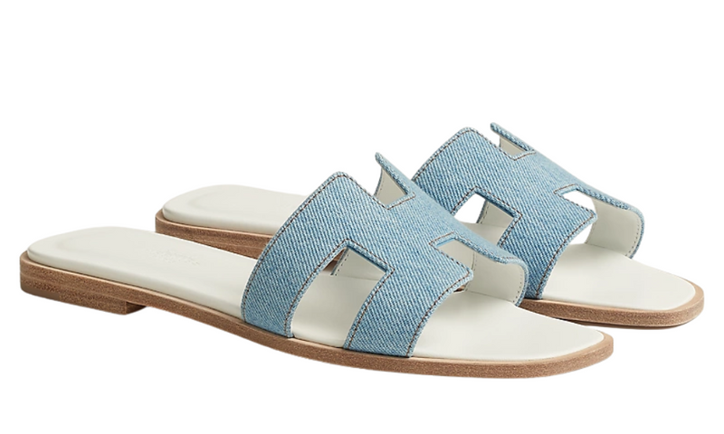Hermès Sandals | Oran Light Blue