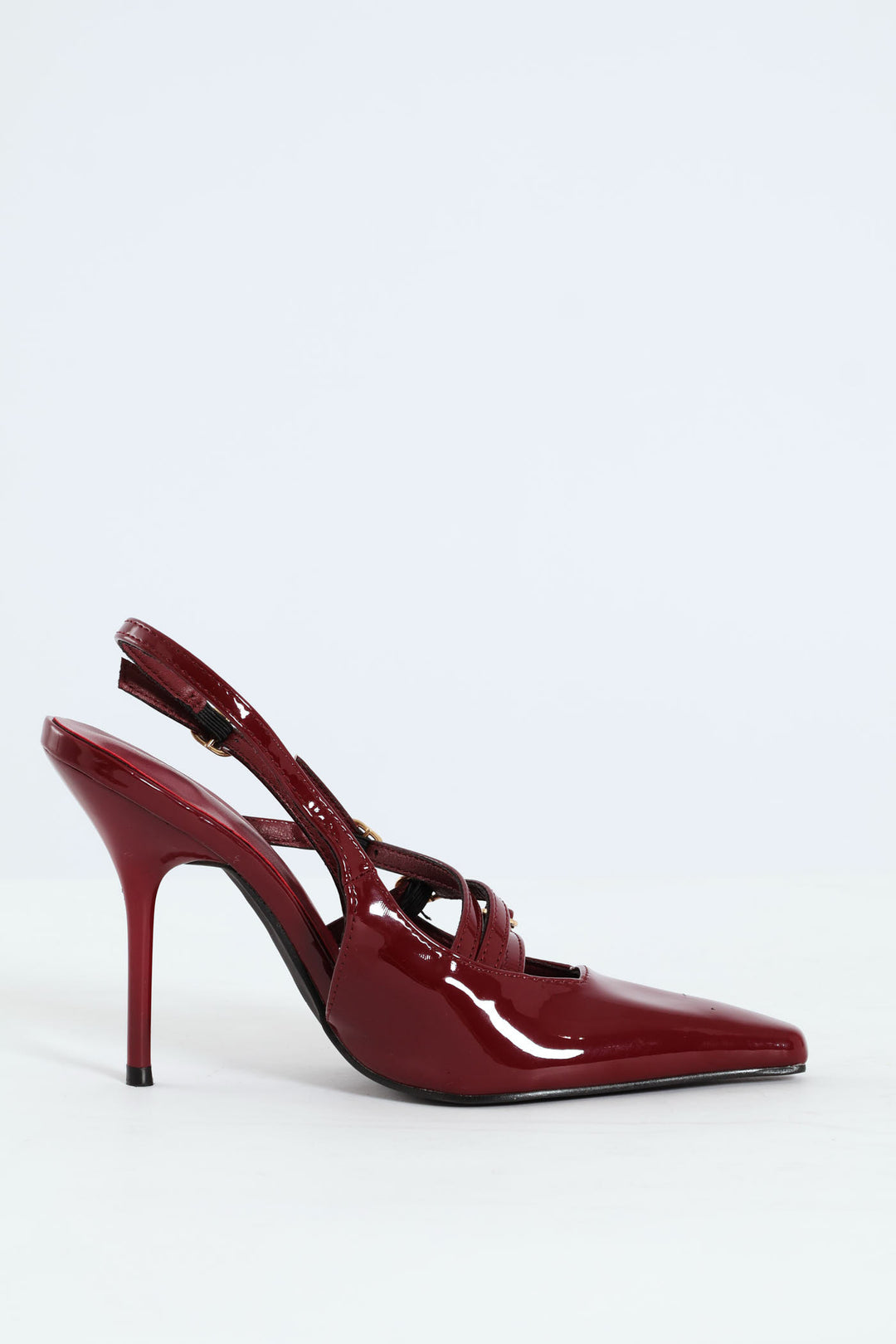 Women's Burgundy Slingback Heels