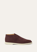 Loro Piana Loafers | Open Walk Ankle Boot Very Dark Maroon