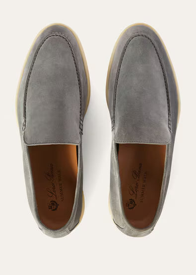 Loro Piana Loafers | Summer Walk Gull Gray