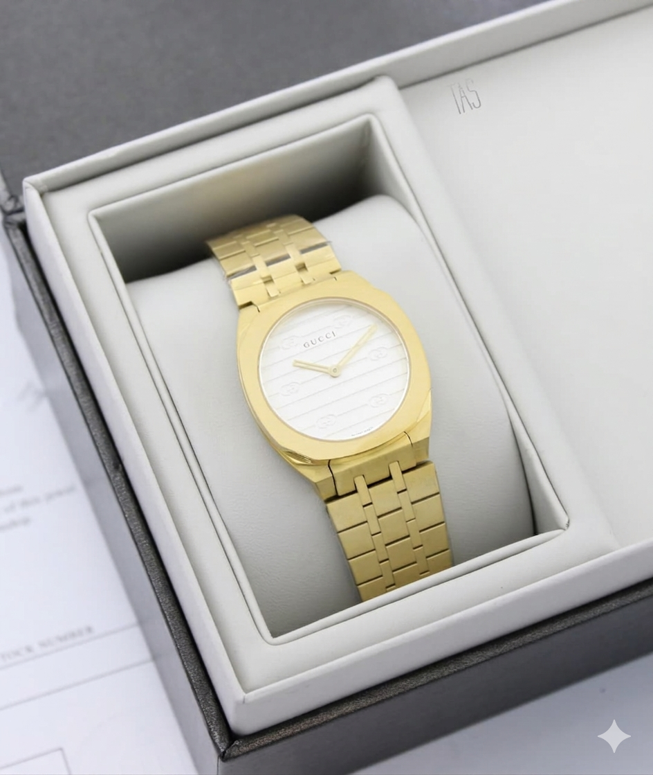 Women's Gucci "25H" Watch (Model YA163502)| Women's