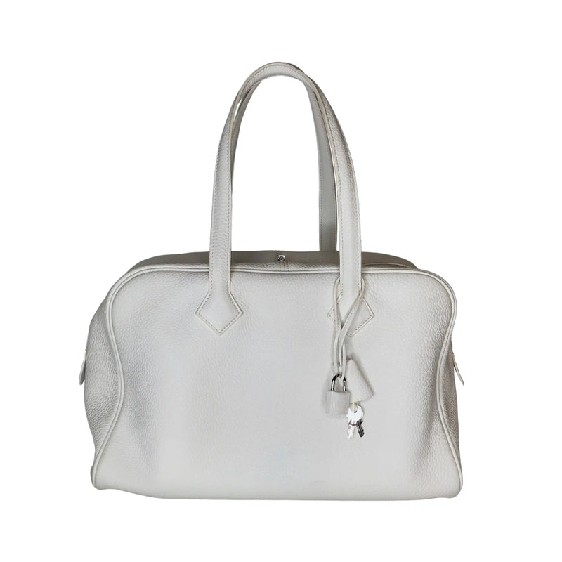 Hermès Bag | Victoria II 35 Fourre Tout White