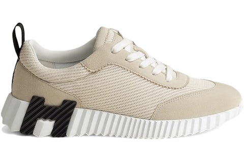 Hermès Bouncing Sneaker 'Light Beige / Black / White