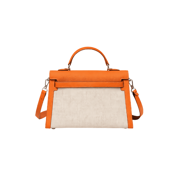 Hermès Bag | Kelly II Sellier 28 Toile H Étoupe Orange