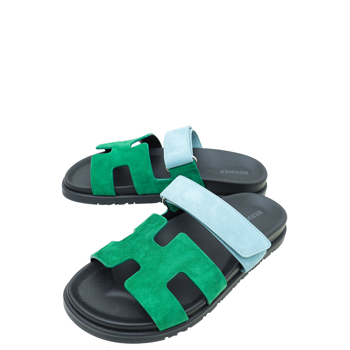 Hermès Suede H-Strap Sandal