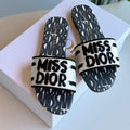 Christian Dior Miss Dior Dway Slides in Beige