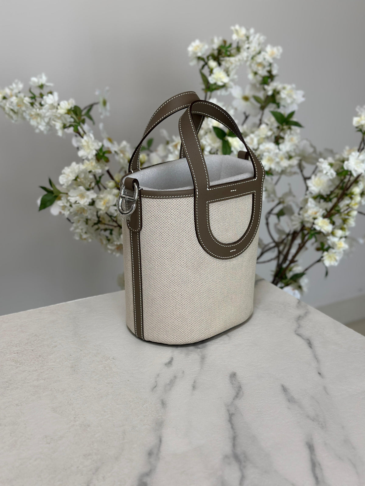 Hermès Bag | In-the-Loop 18 Vermillon White
