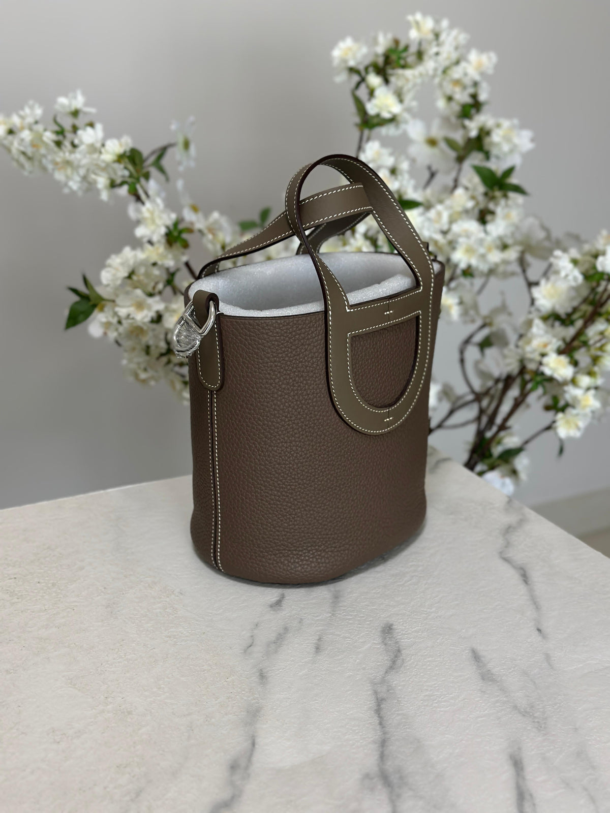 Hermès Bag | In-the-Loop 18 Vermillon Olive Silver