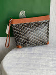 Goyard Goyardine Conti Pouch in Brown