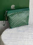 Goyard Goyardine Conti Pouch in Green