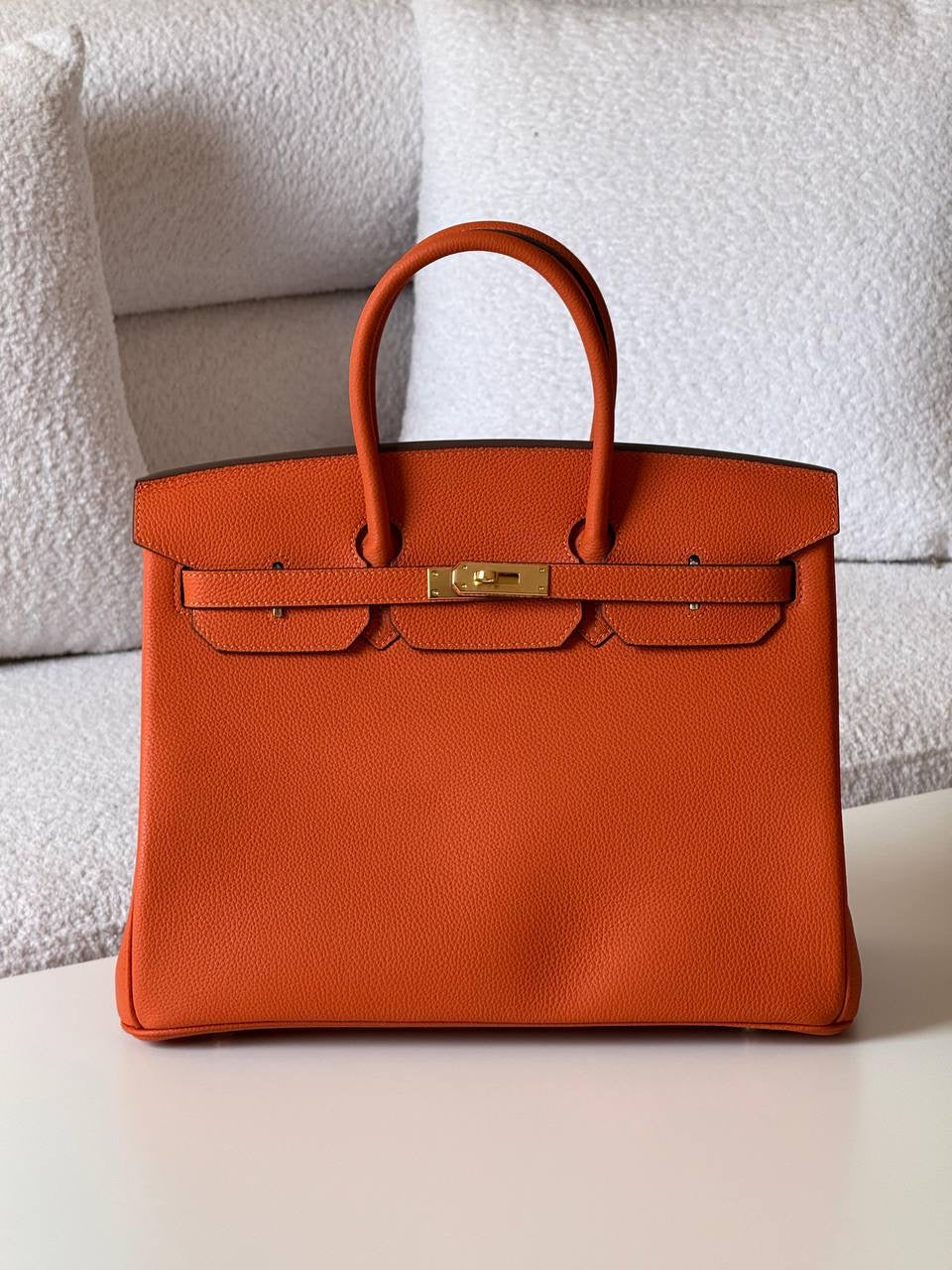 Jual Hermes B25 Togo Orange Minimum PHW