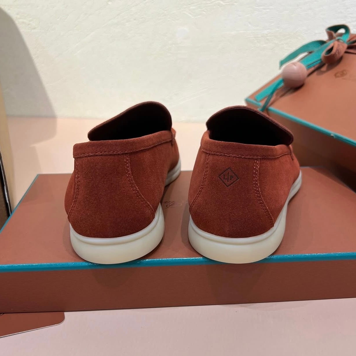 Loro Piana Summer Walk Loafer Dried Red