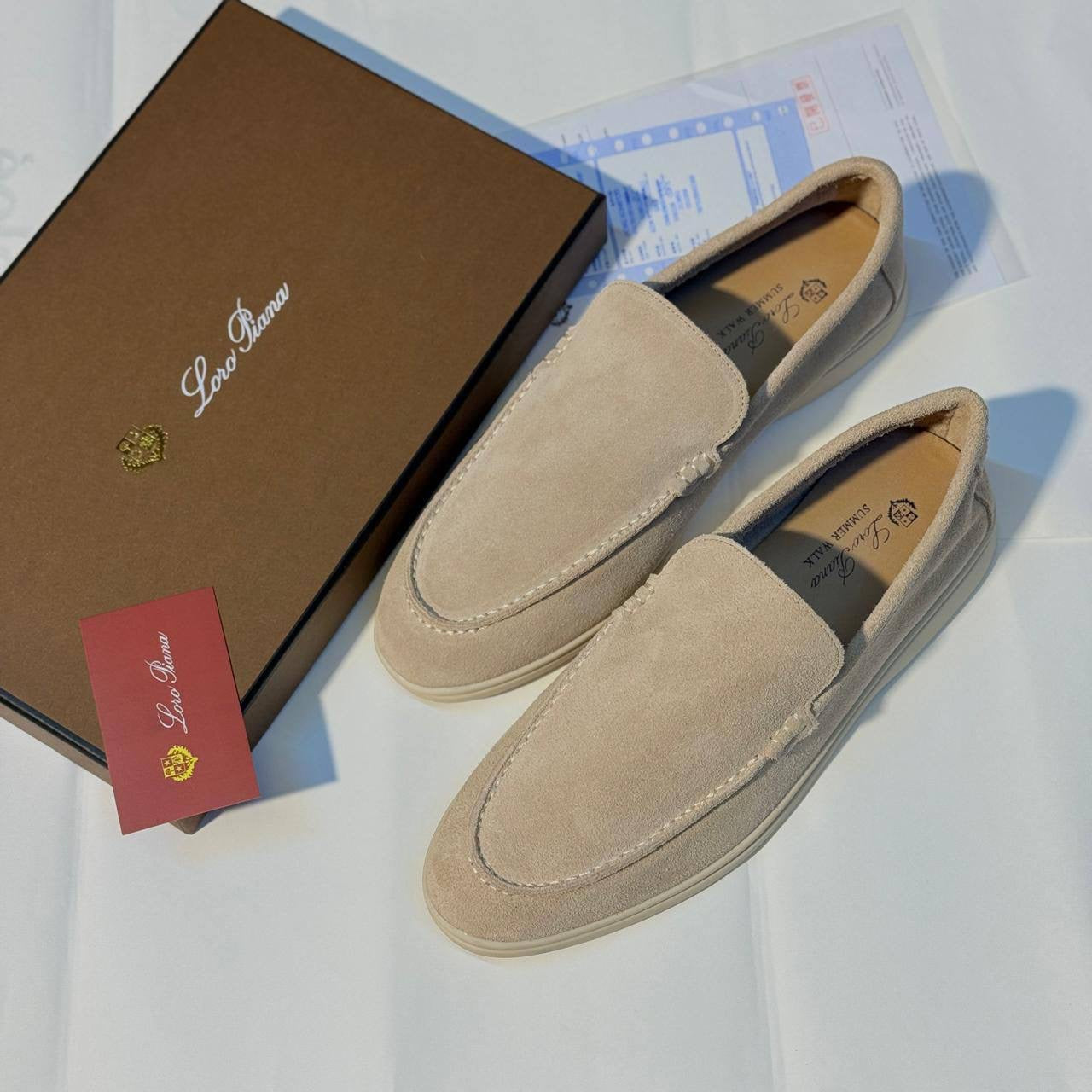 Loro Piana Sand Men's Loafers