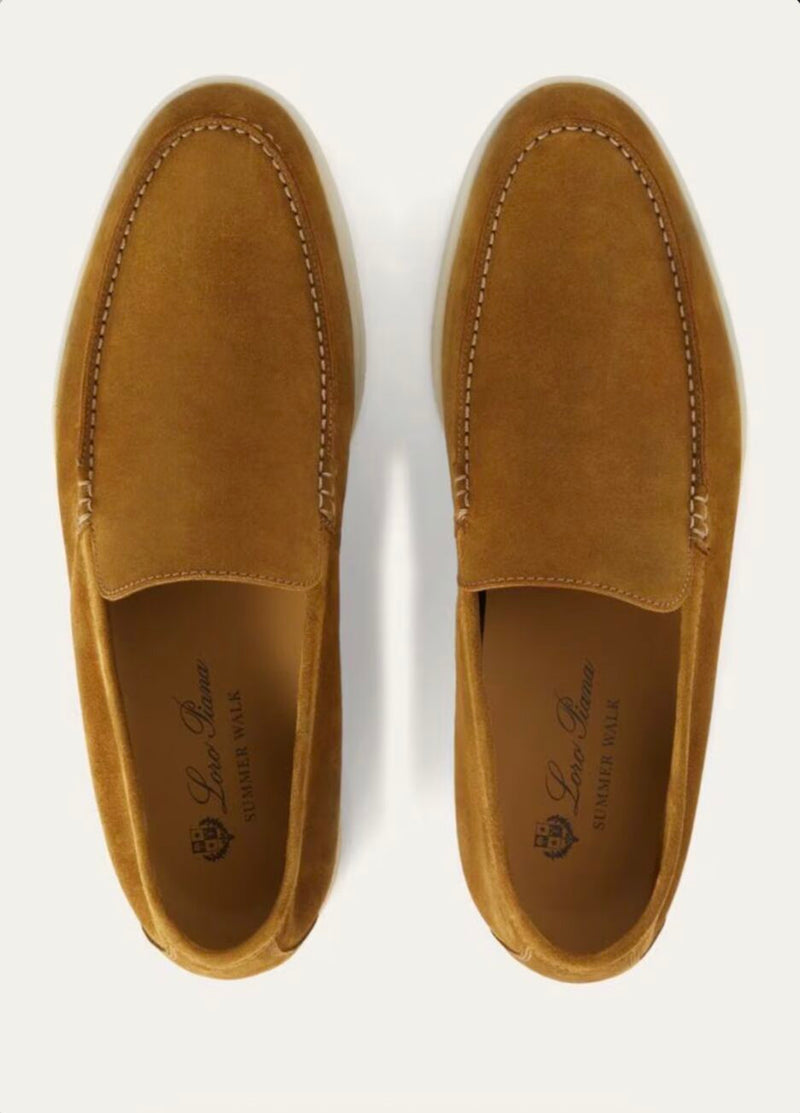 Loro Piana Loafers | Open Walk Tan