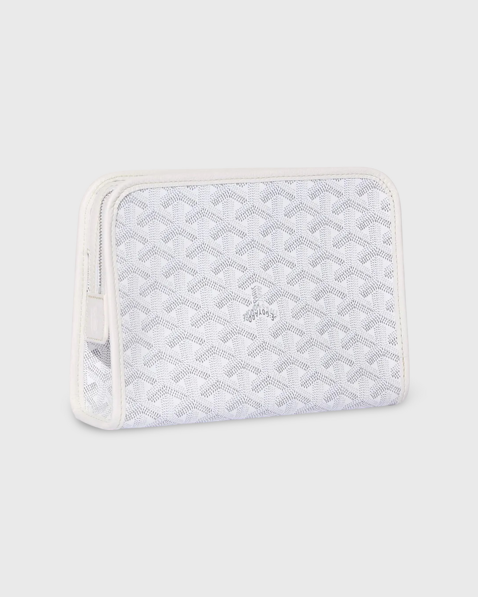 Goyard Jouvence Toiletry Bag '' White''