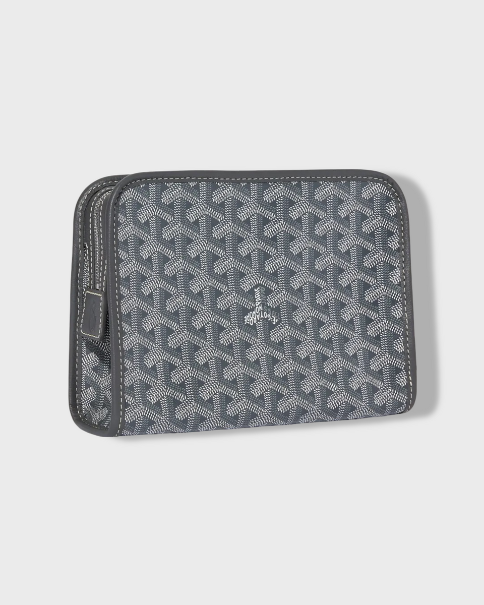 Goyard Jouvence Toiletry Bag '' Grey ''