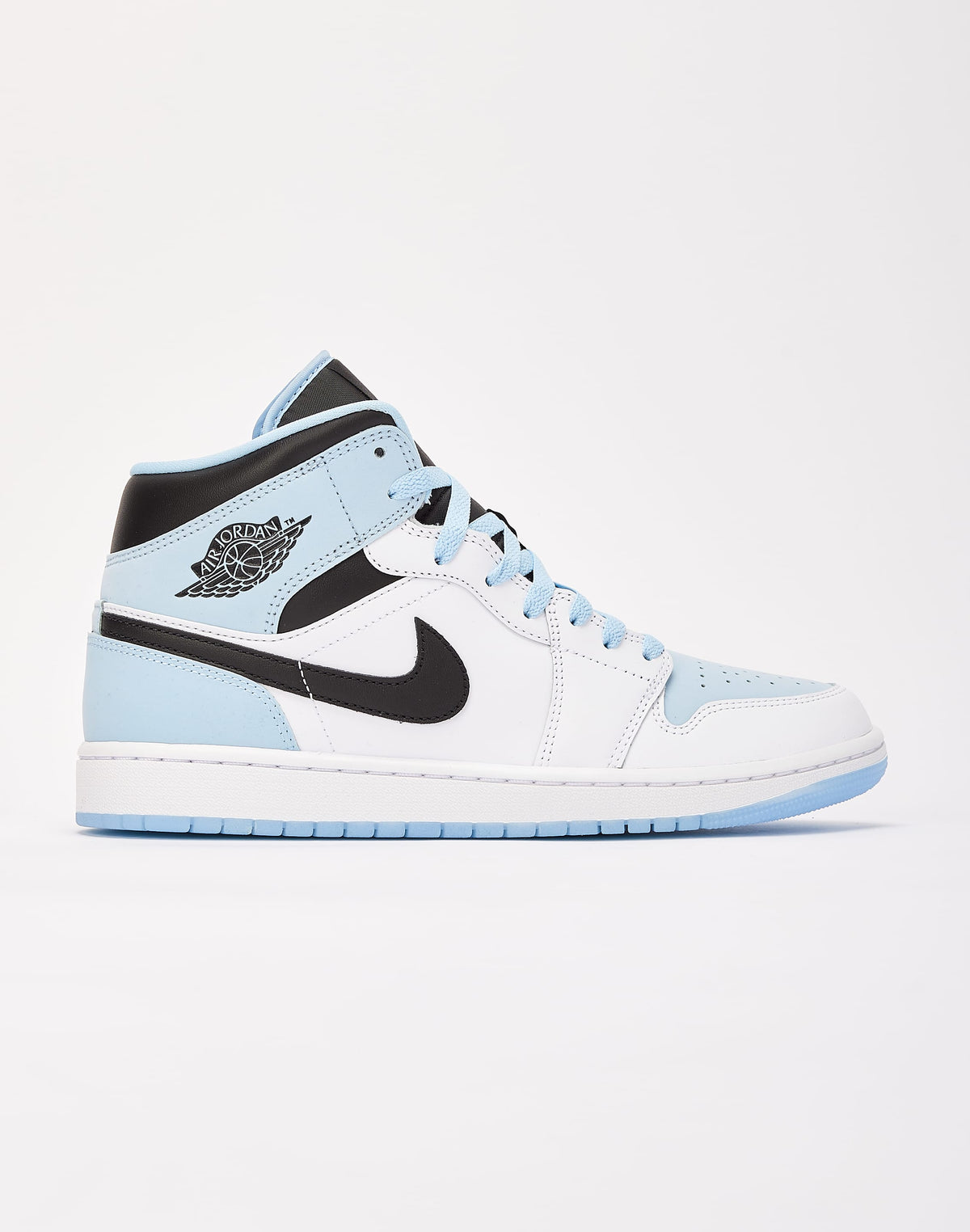 Air Jordan 1 Mid 'Ice Blue / White / Black'