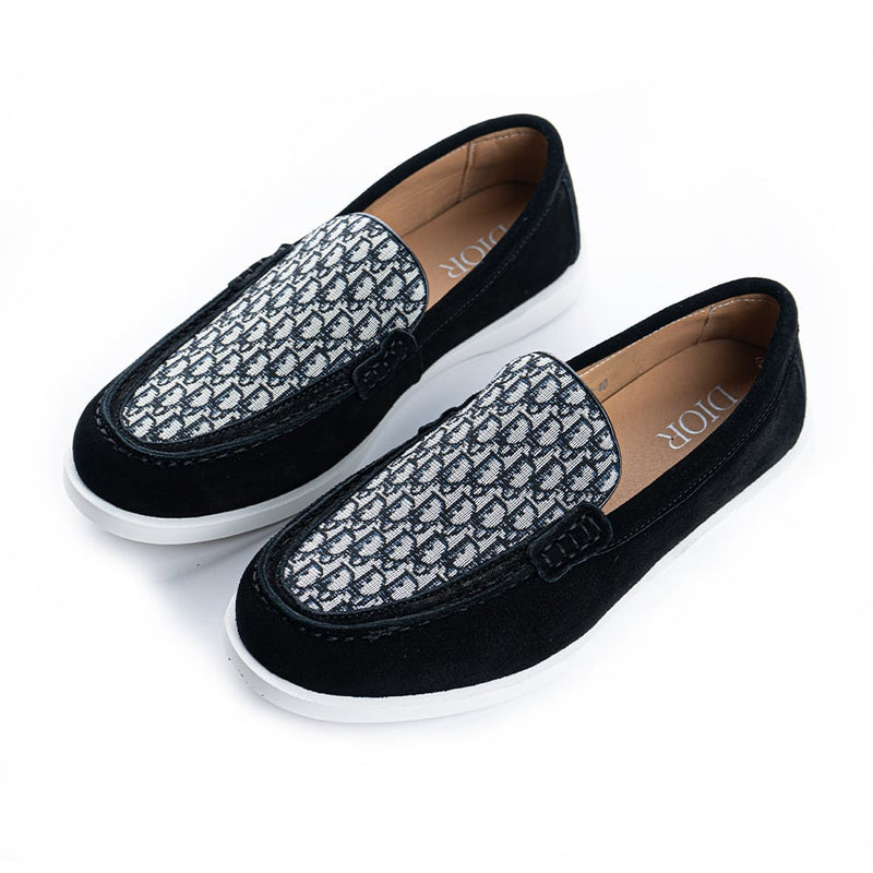 Dior Loafers | Granville Winter , D Edition, Grey And Black