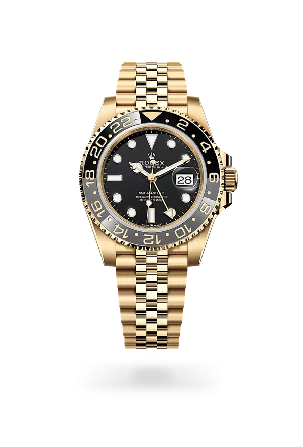 Rolex | GMT-Master II Yellow Gold Black Dial