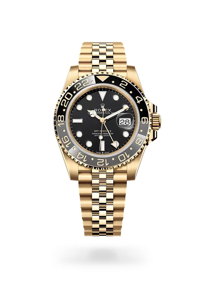 Rolex | GMT-Master II Yellow Gold Black Dial