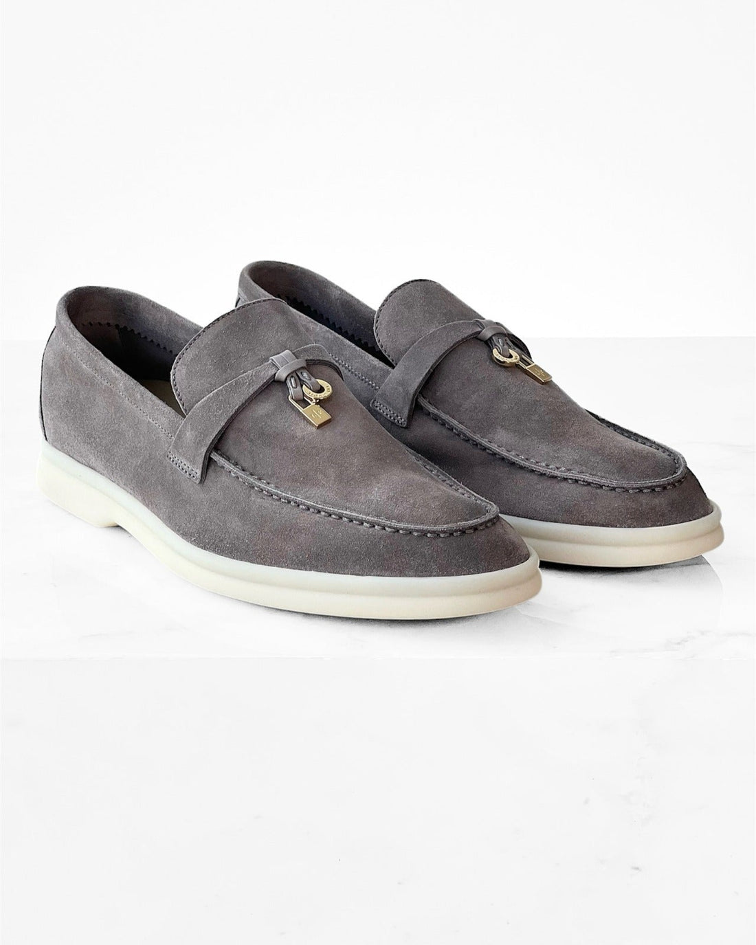 Loro Piana Rain Drops Summer Charms Gray