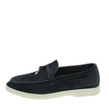 Loro Piana Loafers | Argo Blue Melange Summer Charms