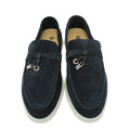 Loro Piana Loafers | Argo Blue Melange Summer Charms