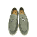 Loro Piana Loafers | Army Grey Summer Charms