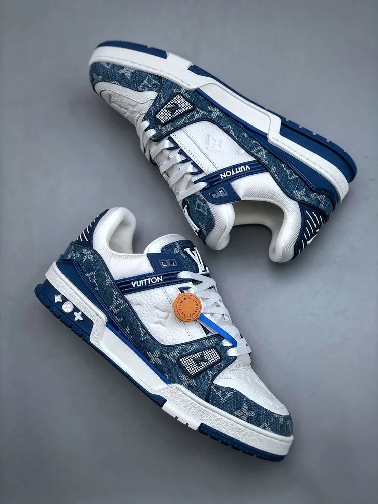 Louis Vuitton Blue White Trainer