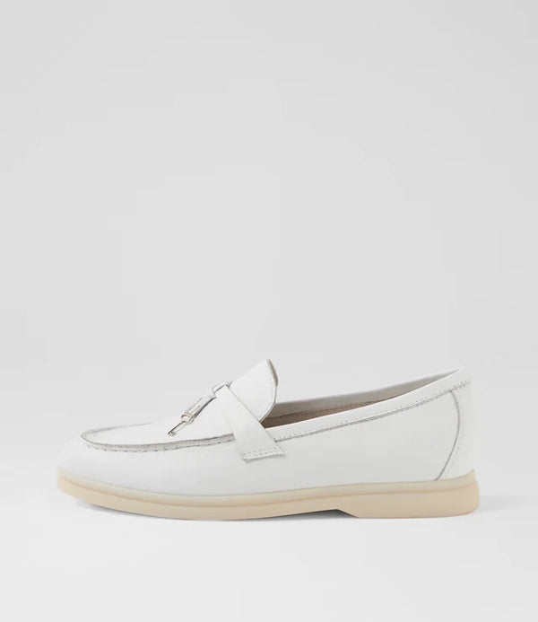 Loro Piana  Women's Loafers |  Summer Charms Walk White