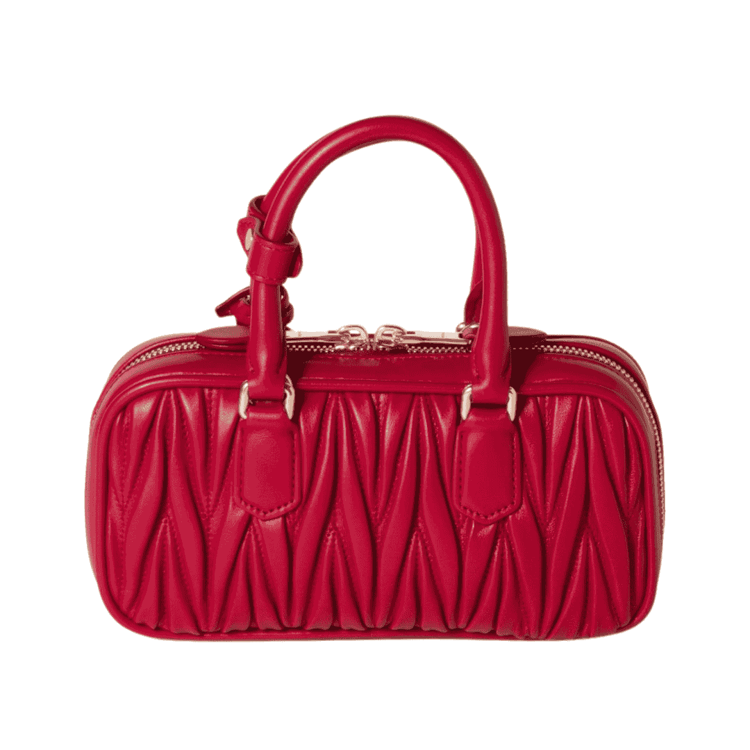 Miu Miu Bag | Arcadie matelassé nappa leather mini-bag "Red"