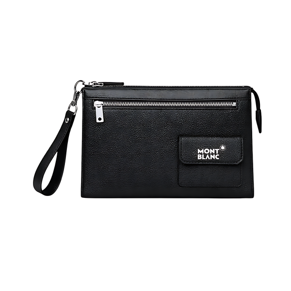 Montblanc Pouch | Wrist Pouch Black Canvas