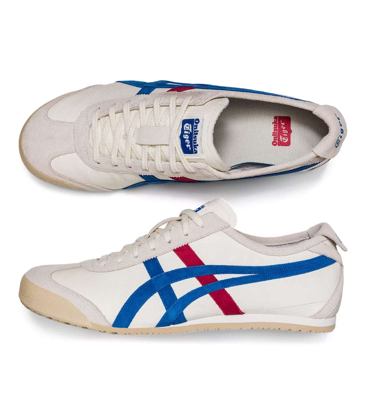 Onitsuka Tiger Men’s Mexico 66 Vin White & Directoire Blue