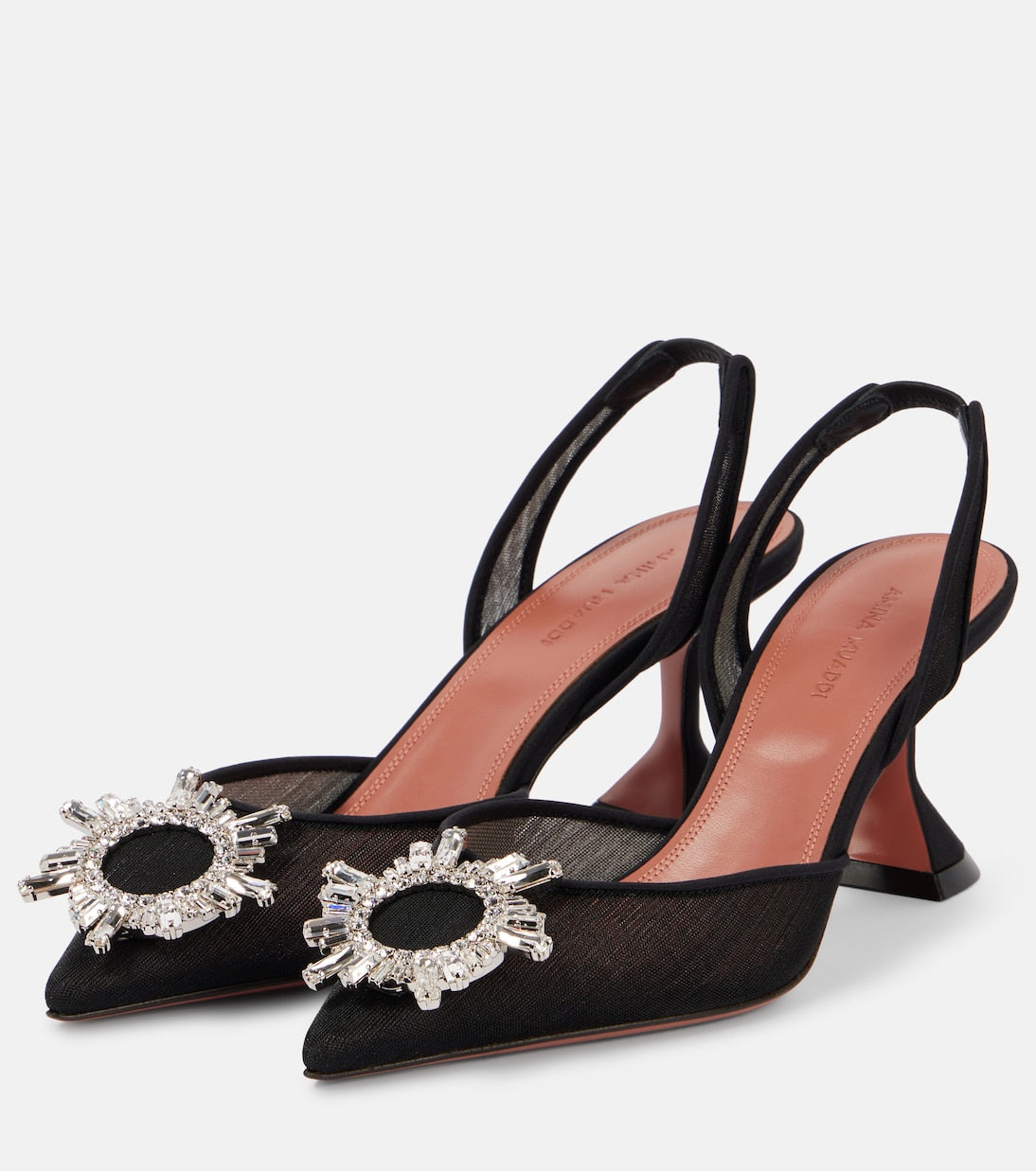 Amina Muaddi Women's Crystal Pumps