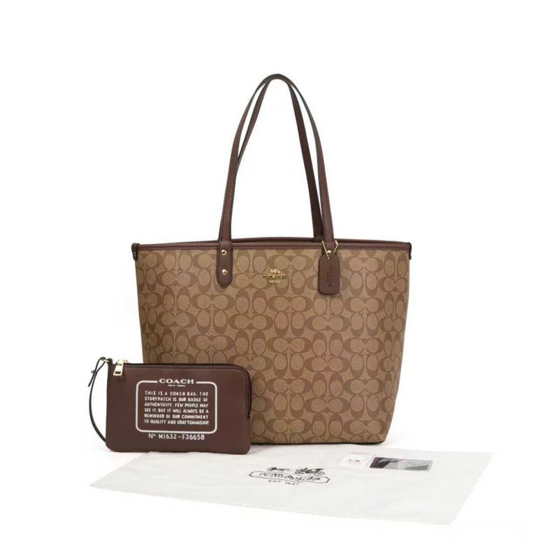 Coach Bag | City Tote Signature Canvas