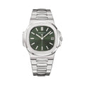 Patek Philippe | Nautilus Sunburst Olive Green Dial