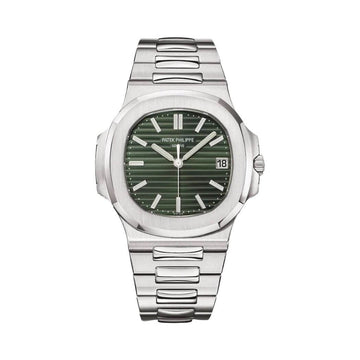 Patek Philippe | Nautilus Sunburst Olive Green Dial