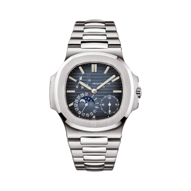 Patek Philippe | Nautilus Moon Phase Blue Dial