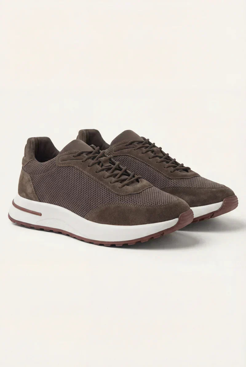 Loro Piana Week End Walk Suede Brown