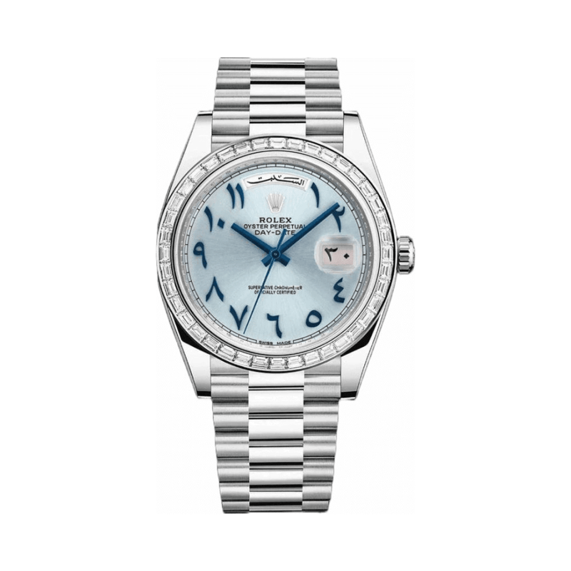 Rolex | Numerals Ice Blue Dial