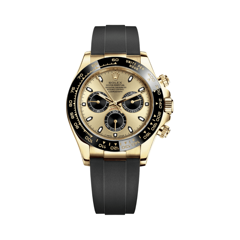 Rolex | Gold Champagne Black Dial