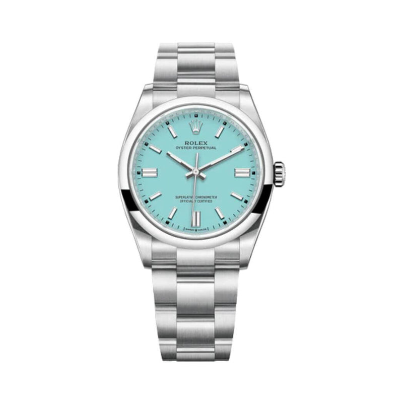 Rolex | Oyster Perpetual 36 Torquoise Blue Dial