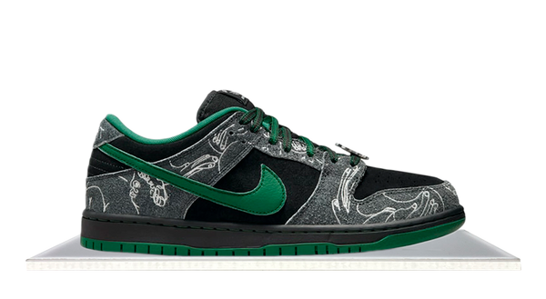 Nike SB Dunk Low Pro 'Lucky Green / Grey Graffiti Art'