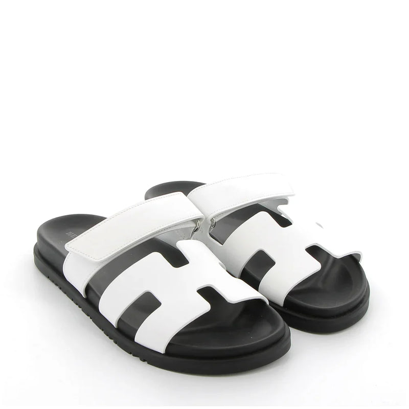 Hermès Sandals | Chypre White Swift