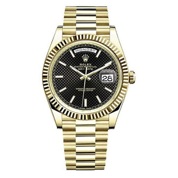 Rolex | Day-Date Diagonal Motif Stick Dial