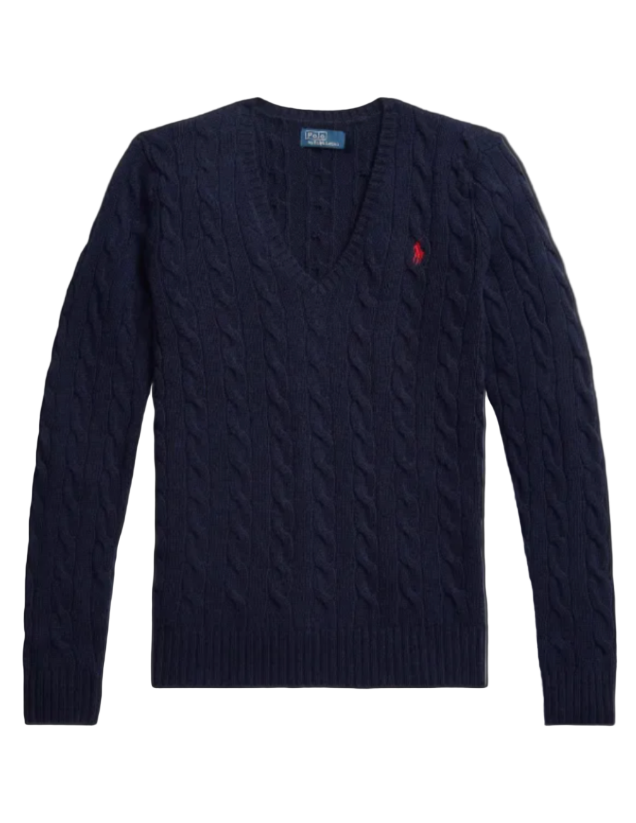 Ralph Lauren Cable Knit V-Neck sweater