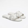 Hermès Sandals | Oran White Leather
